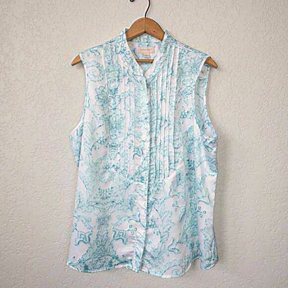 Cabernet Button Down‎ Tank Top - Picture 1 of 6